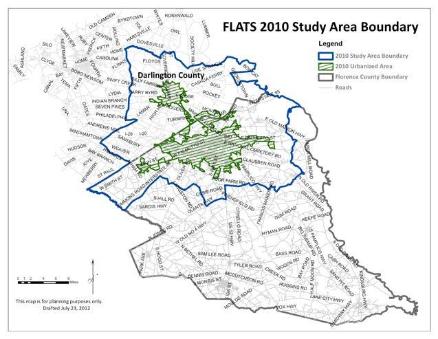 FLATS Committee Members The FLATS planning process is guided by a Policy Committee as designated by the Governor of South Carolina for the Florence Urbanized Area.
