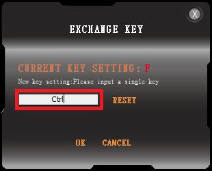 Key Assignment Main Interface Customization for each of CHALLENGER Prime RGB s Key Each CHALLENGER Prime RGB s button can be customized as your preferred key, even A to Z or F1 to F12 can be changed.