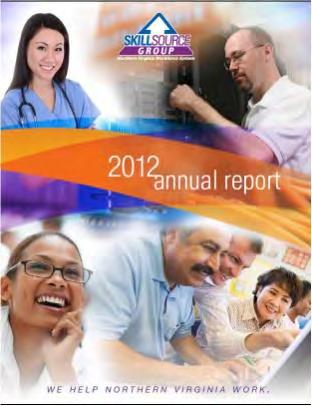 In January 2013, SkillSource released its 2012 Annual Report that highlighted SkillSource s multiple workforce programs, success stories and financial activities.