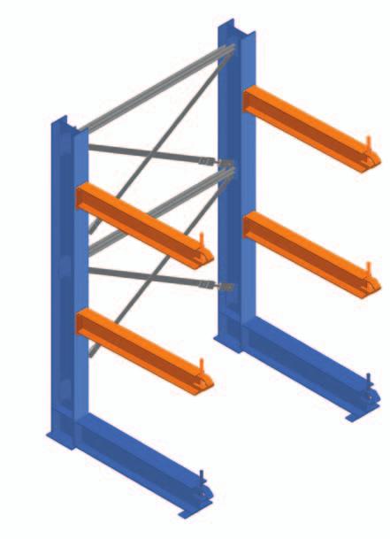 Advantages of Structural Cantilever - Open, adjustable design less restrictive than other systems - Heavy and resistant to damage - Used to build the highest height cantilever systems - Damaged
