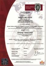 The ISO 9001 certificate has been awarded to the production centres in Spain, Poland, Mexico, Argentina and the USA for all static, mobile, and live