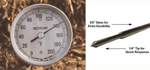 Temperature: Thermometer $140 3 feet long REOTEMP www.reotemp.com ph meter and EC: http://www.specmeters.