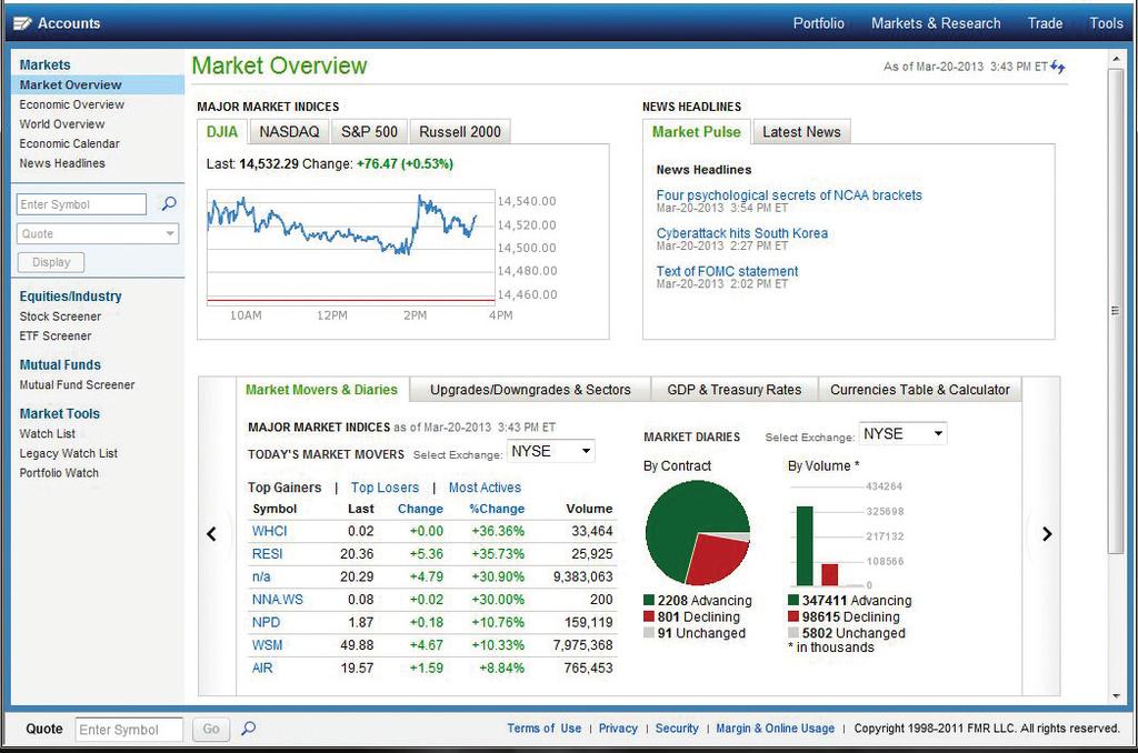 Wealthscape Investor SM National Financial s web-based portfolio management service lets your clients view their account positions, balances, history and order status.