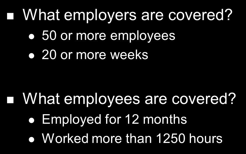 Who is Covered