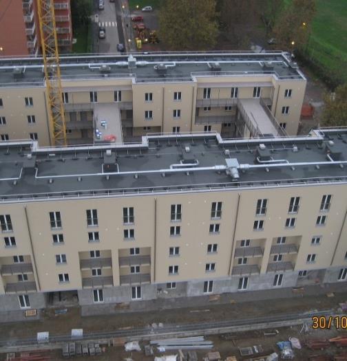 Technology Milan: Glue free façade insulation elements Deep renovation of block of dwellings: - ENVELOPE: high efficient