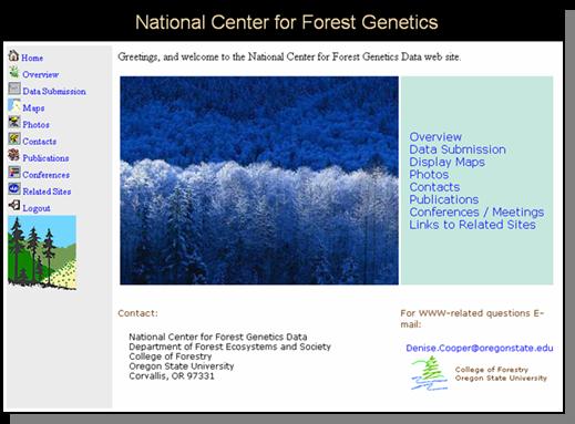 Genetic tests - Needs National Center for Forest Genetics Forest genetics database USFS Climate Change Research Program