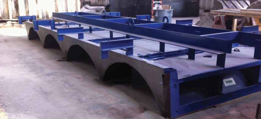 A Superior Design Distribution openings in the legs of the arches equalizes flow between sections Ventilation and draining orifices prevent ponding and air pockets Adjacent units are installed with