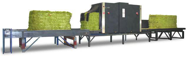 Johnson s are the first hay exporters in the world to x-ray big bales before