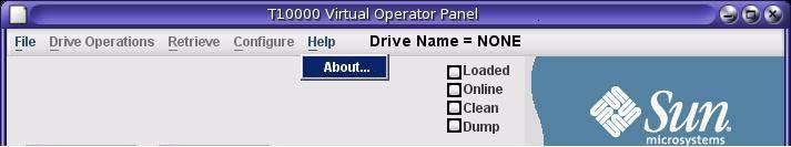 VOP Application Software 7. Click Help, then choose About,. The Drive About Dialog box (FIGURE 2-38) opens. 8.