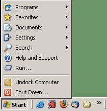 Starting VOP Start Menu, Run Dialog Box (Windows) Use the following guidelines to launch VOP from the Run dialog box: 1. Click Start. The Start menu (FIGURE 3-3) opens.