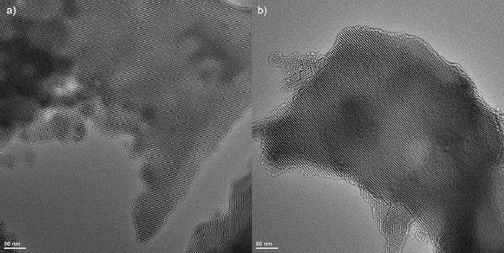 Figure S 15: TEM images of 6i a) along the channel
