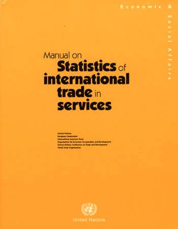 4. Extended Balance of Payments - EBOPS and the MSITS - The Manual on Statistics of International Trade in Services (the Manual) was published in 2002.