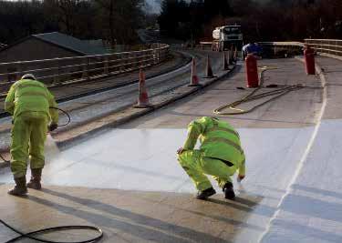 installation at broad range of temperatures Rapid setting and curing minimises costly road possession time, and facilitates almost immediate use Non absorbent and impermeable Tenacious bond to