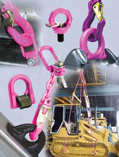 Lifting and lashing systems In addition to the highest quality range of round steel link chains, RUD has over 270 different tested and certified lifting and lashing points