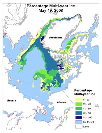 Decline in Arctic sea ice multi-year ice is resilient Not