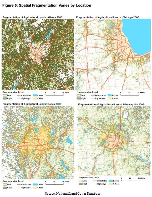 Urban Influence Alters Land Use Patterns One of the primary drivers of farmland values near the urban fringe is the potential for conversion to residential or commercial use.