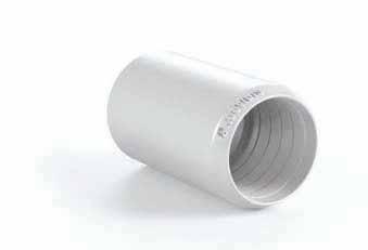 3 Plastic conduit systems made with antimicrobial protection Fittings MEDISOL AM Couplers Raw material Ingress protection Halogen free, heavy metals free (RoHS) and specially stabilized thermoplastic