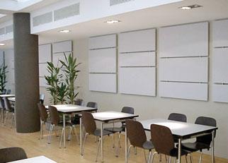 CATEGORY 5 ACOUSTIC WALL ABSORBERS ISO CLASS A SOUND ABSORBING PICTURES Instant sound absorption!