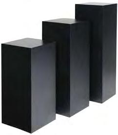 N-1 Pedestal - Black 12 L x 12 D x 30