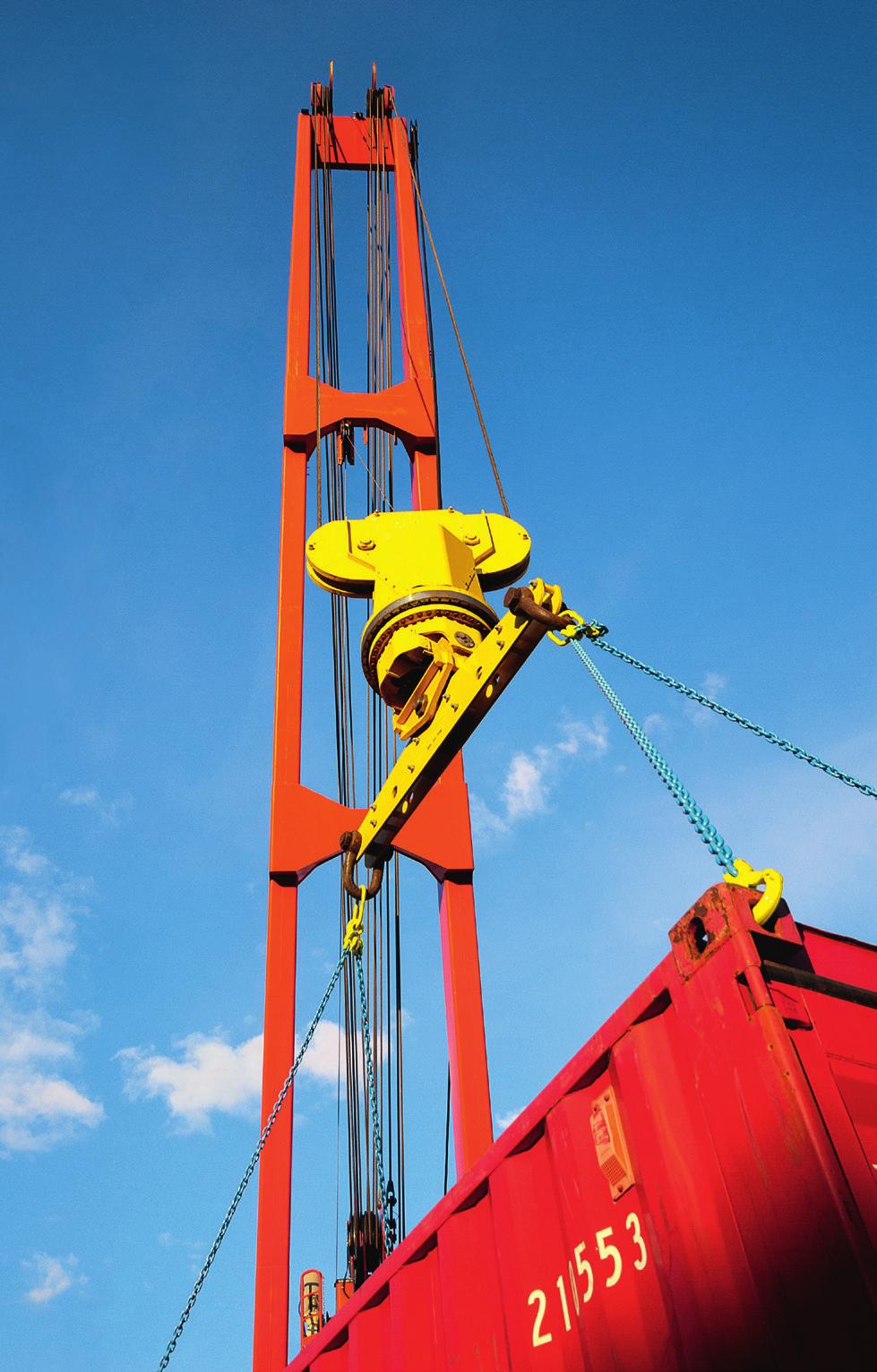 Accessories and extras MacGregor cranes can easily be furnished with a variety of extra equipment to improve overall visibility, reliability and performance.