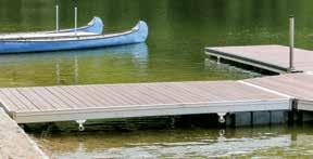 Paul s School, Concord, NH Heavy duty aluminum frame rowing docks with Ipe decking.