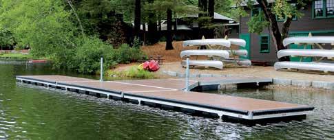 low as $335 / set $10. 25 / lineal foot Heavy duty aluminum frame rowing docks with composite decking.
