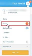 9. How do I view and manage my Inbox in Workday? Your Inbox is always visible in the top right corner of the blue Workday Header ( ).
