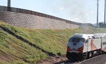 Rail Runner Express Walls Project Name New Mexico Rail Runner Express Walls Customer Name New Mexico DOT Project Engineer HNTB Redi-Rock Wall Engineer Don MacCornack, PE, MacCornack Engineering