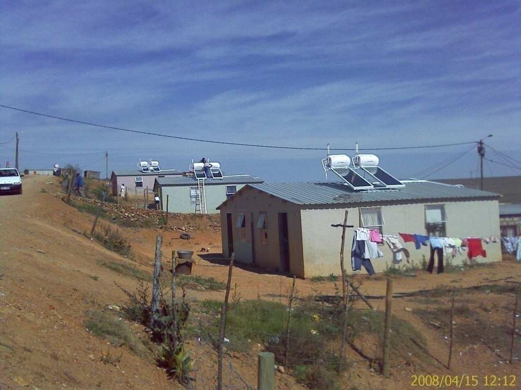 Western Cape The Department has embarked on a roll out of 1000 solar water geysers in the Western Cape.