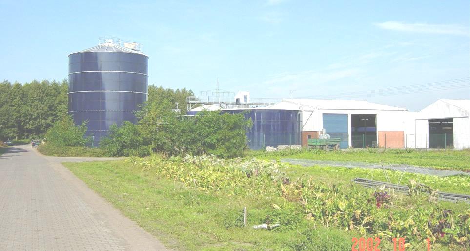 Biogas Plant Surwold, Germany 2002 Digester Reception