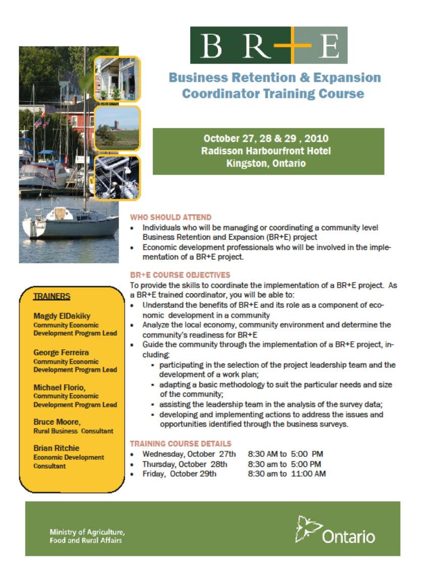 BR+E Program Resources Coordinator training & certification (2.