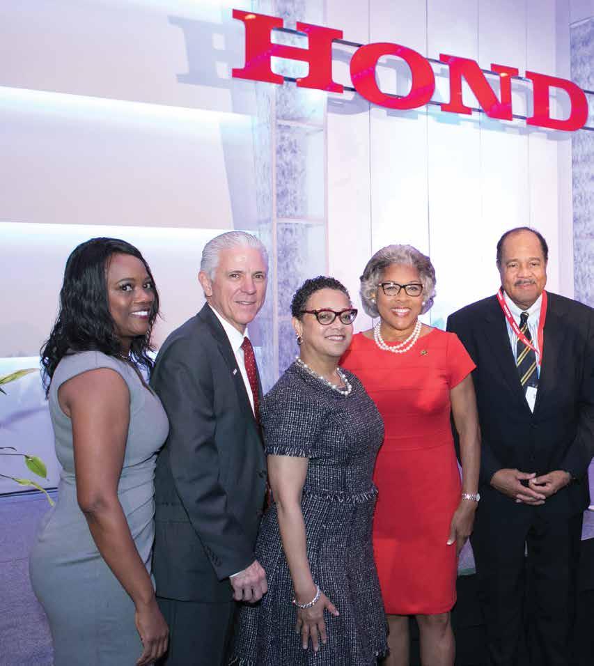 6 FORGING RELATIONSHIPS 6 Attendees at the Second Annual Honda Partnership Network event included (from left): Stephanie Franklin, HPN MC and procurement diversity team member; Rick Schostek,