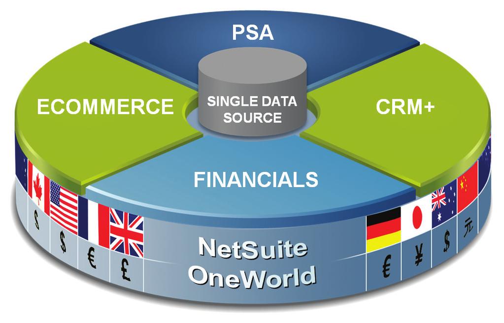 NetSuite OneWorld The World s #1 Cloud ERP for Global Business Management THE GLOBAL CLOUD ERP Used in 100+ countries Supports 170+ currencies Supports accounting standards across North America,