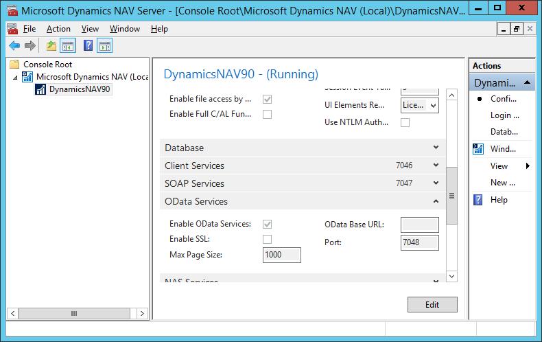 Dynamics NAV Configuration A properly configured ODBC connection is required. The integration will NOT function without one.