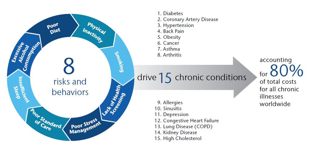 Unhealthy behaviors are a major focus 2012 Health Care Survey. Aon Hewitt Web site. aon.