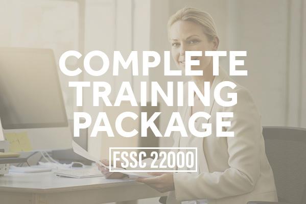 CONVENIENT ONLINE TRAINING COMPLETE TRAINING PACKAGE FOR THE FOOD SAFETY TEAM LEADER If you are interested in a quick start and a fast track to your FSSC 22000 Certification, use our Complete