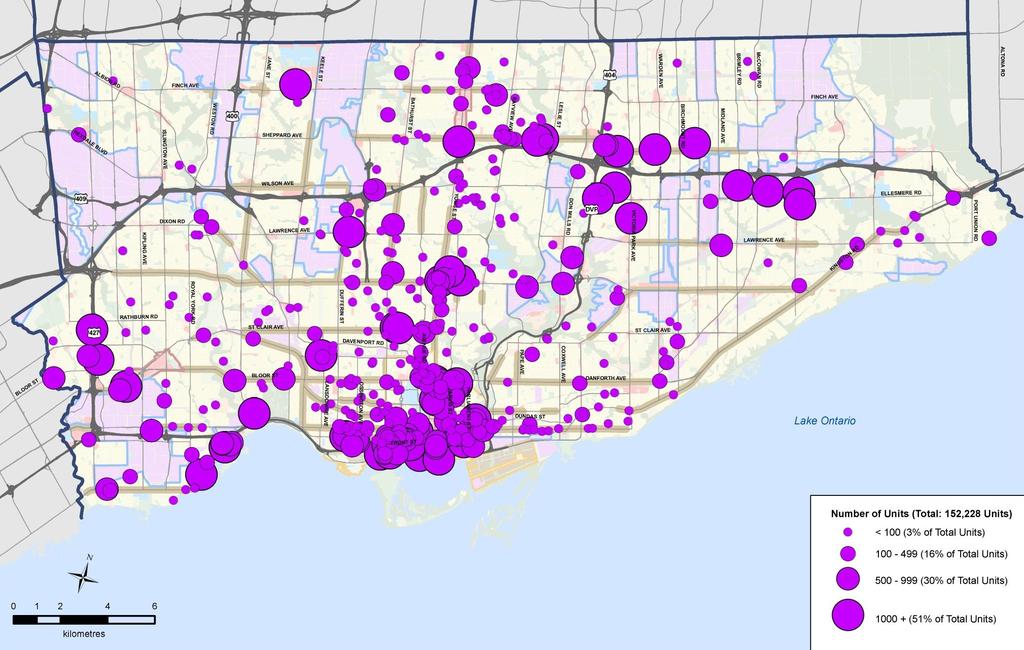PLANNING FOR EMPLOYMENT USES IN TORONTO AUGUST, 2012 Figure C: Residential Development Applications in