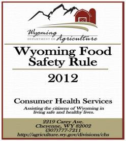 A division of the Wyoming Department of Agriculture The CHS staff is comprised of: 21 field staff Three supervisors One assistant manager One program manager and One support staff position The staff