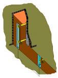 Hydraulic Shoring w/ Plywood TRENCH SHORING INSPECTIONS Dents & bends
