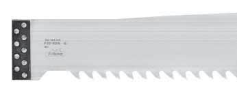 Machine Gang Saw Blades J Type Usage: Due to their perfect cutting capabilities, the J-type saw blades are suitable for all types of toothing Characteristics: These saw blades have a special offset