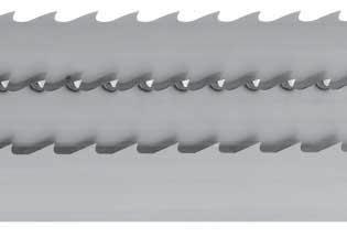 Wide Band Saw Blades for Wood from 80 mm Width Material: Application: Machine: natural wood cutting massive natural wood wide band saw machines 5343 (NV) Triangular Type of Teeth 5344 (KV) Wolf Type