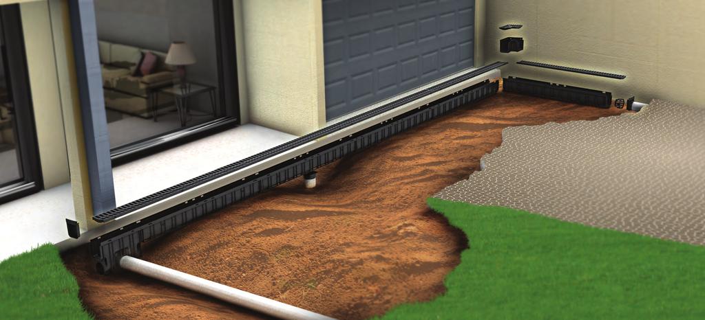 Complete Modern Drainage System Ideal for collection of high