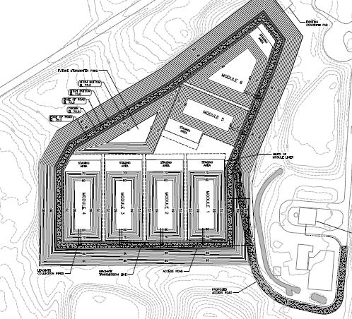 Organics Recycling Facility Site Layout Conceptual plan Feasibility study based