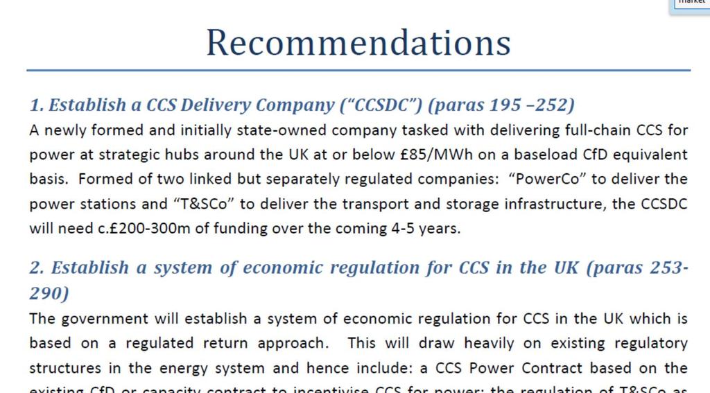Lord Oxburgh s CCS report UK