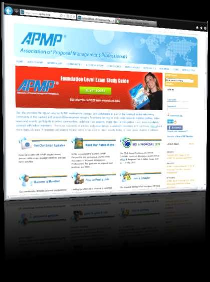 The #2 Benefit: Knowledge sharing APMP s website, www.apmp.