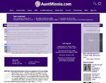 Run-of-Site Banner Ads AuntMinnie s Run-of-Site (ROS) banner ads appear in all sections of the site not exclusively sponsored.