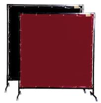 Weldsafe welding screen Weldsafe 180 x 180cm welding screen including welding curtain. Available in orange and green. 174 x 174cm. Includes eyelets. Easy to assemble. The frame comes with wheels.
