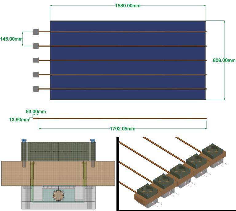 2 Heat recovery system utilizing heat pipes and thermoelectric generators of PV cooling (a)