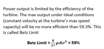 #3 Coefficient of Power (CP) Coefficient of power: Measure of wind