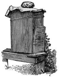 Skeps, log gums and box hives were common types of hives in this period.